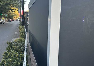 commercial zipscreen outdoor blind terrigal